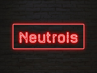 Neutrois のネオン文字