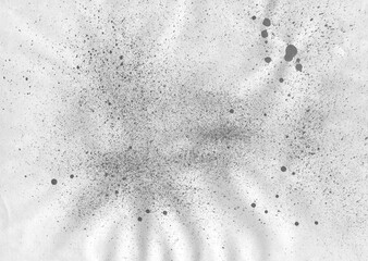 Watercolor Black and White Splash Background. Black Splashes on White Background.