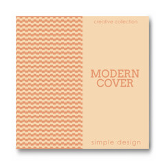 Cover. Creative abstract banner, brochure, catalog or booklet. A simple composition for creative design