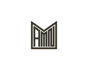 AMN Logo design vector template