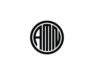AMN Logo design vector template
