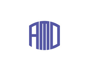 AMO Logo design vector template