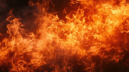 Obraz premium Fire flame texture, Flames background, Burning concept