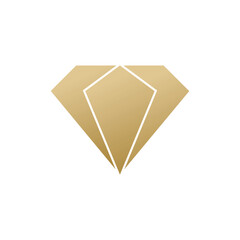 Diamond logo design with premium concept
