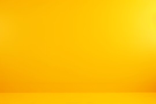 Captivatingly vibrant empty solid color background with a lively mustard yellow