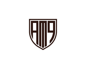 AMQ Logo design vector template