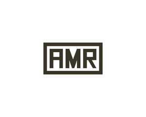 Fototapeta premium AMR Logo design vector template