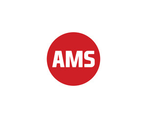 AMS logo design vector template