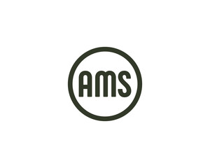 AMS logo design vector template