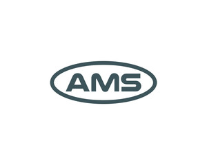 AMS logo design vector template