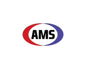 AMS logo design vector template