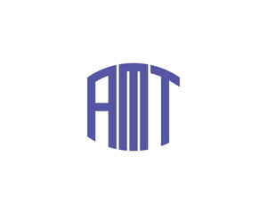 AMT Logo design vector template