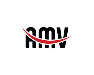 AMV Logo design vector template