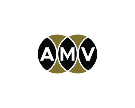 AMV Logo design vector template