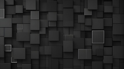 abstract background with cubes. Generative AI