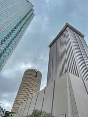 Fototapeta na wymiar Skyscrapers in downtown Tampa, Florida