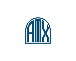 AMX Logo design vector template