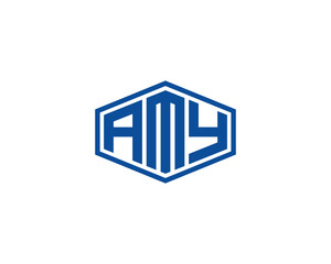 AMY Logo design vector template