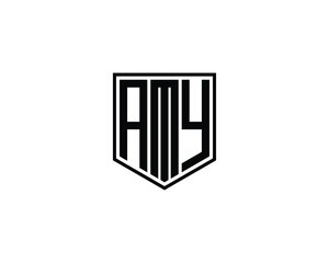 AMY Logo design vector template