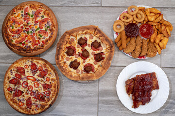 Pizzas, Ribs & Sides
