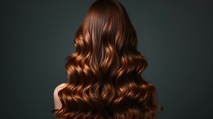 Fototapeta premium Hair of a woman For Shampoo Ads
