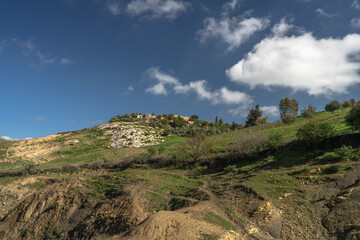 Landscape of northern Tunisia - Sejnene region - Tunisia

