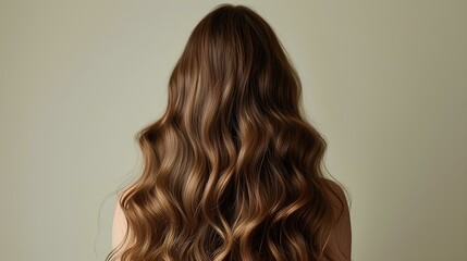 Fototapeta premium Hair of a woman For Shampoo Ads
