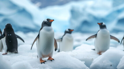 Fototapeta premium Penguins. 