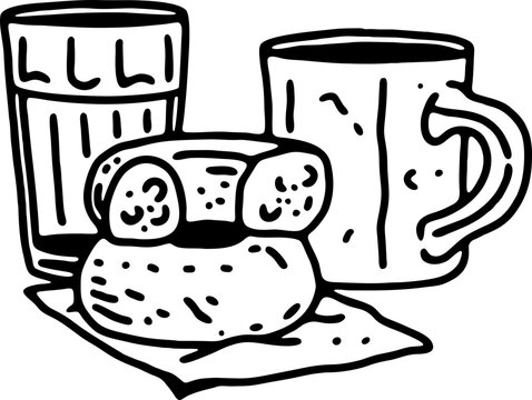 coffee and bread