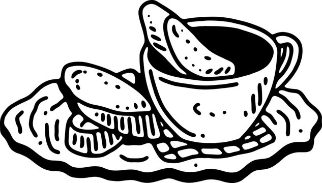 coffee and bread
