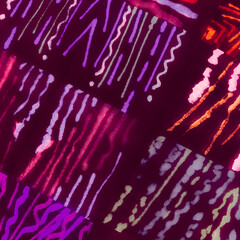 Rainbow Line Background. Purple Texture.