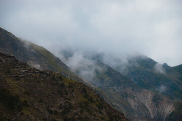 Fog in the mountains
Clouds above the Mountains