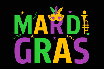 Mardi Gras T-Shirt Design