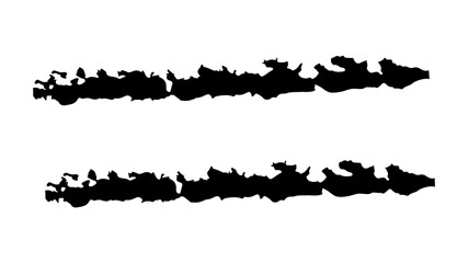 Hand drawn crayon chalk charcoal line arrows set. curvy and wavy arrows isolated on white. Group of squiggles and scribbles strokes. Elements for diagrams. doodle marker