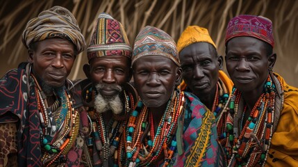 Fulani groups Niger - obrazy, fototapety, plakaty