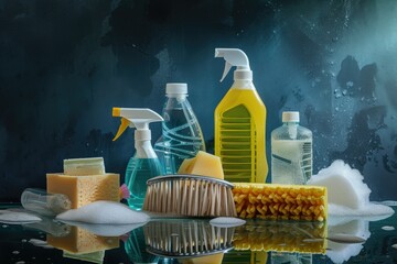 HD Cleaning Supplies Still Life