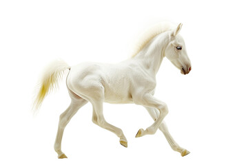 Obraz na płótnie Canvas White Horse on transparent background