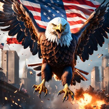 American Eagle Aigle am&eacute;ricain