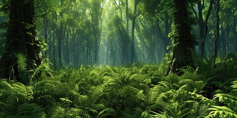 Forest Ecosystem Animation - obrazy, fototapety, plakaty
