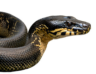 Close up of anaconda