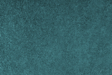 Suede leather texture background, turquoise genuine leather, natural skin animal, top view. Texture...