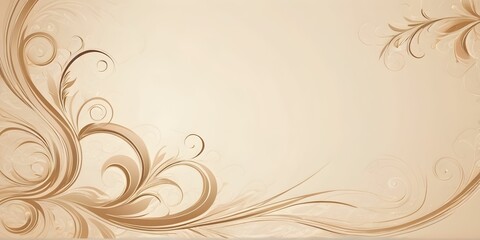 abstract beige background with swirls