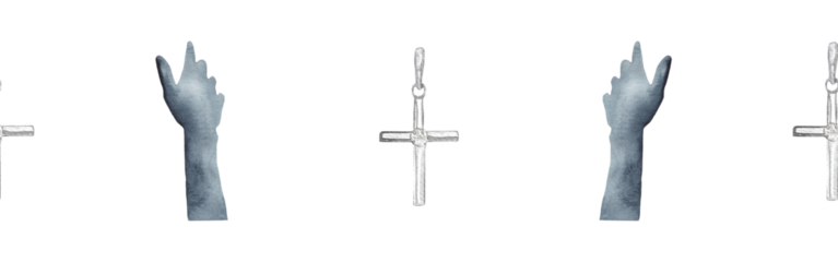 Watercolor hand drawn illustration thanksgiving to the Lord,christian family border.Christian. Decorative border for the background of Christian publications, the design of banners, cards, sites