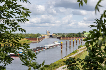 Bilder vom Wasserstraßenkreuz Magdeburg Rothesee Hohenwarthe