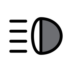 Obraz premium Fog Lamp icon