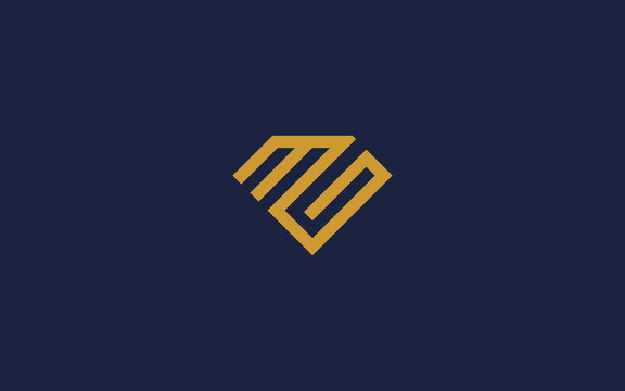 mg letter with diamond logo icon design vector design template inspiration