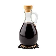 soy sauce isolated on white background. With clipping path.