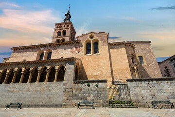 Catholic church Iglesia de San Martin in  Segovia