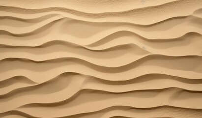 Fototapeta na wymiar Texture, surface of sea sand. Natural background. Waves of sand. Seascape. Dunes. Copy space