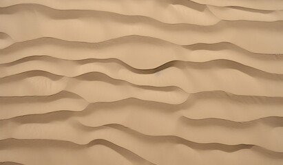 Fototapeta na wymiar Texture, surface of sea sand. Natural background. Waves of sand. Seascape. Dunes. Copy space